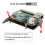 X862 V2.0 M.2 NGFF 2280 SSD Storage Expansion Board / Shield for 4 Model B 2