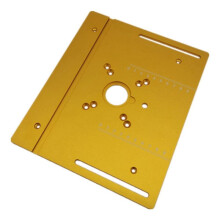 Router Table Insert Plate Woodworking Tool Electric Wood Milling Trimming Machine Flip Gold