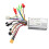 48V Controller+ZQ-100 Mileage Meter with Key Speed Adjustable Electric Scooter 6 Pin Display for 7