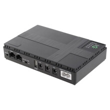 Portable Mini UPS Uninterruptible Power Supply POE5V9V12V for WiFi, Router Backup Adapters 10400MA-EU Plug