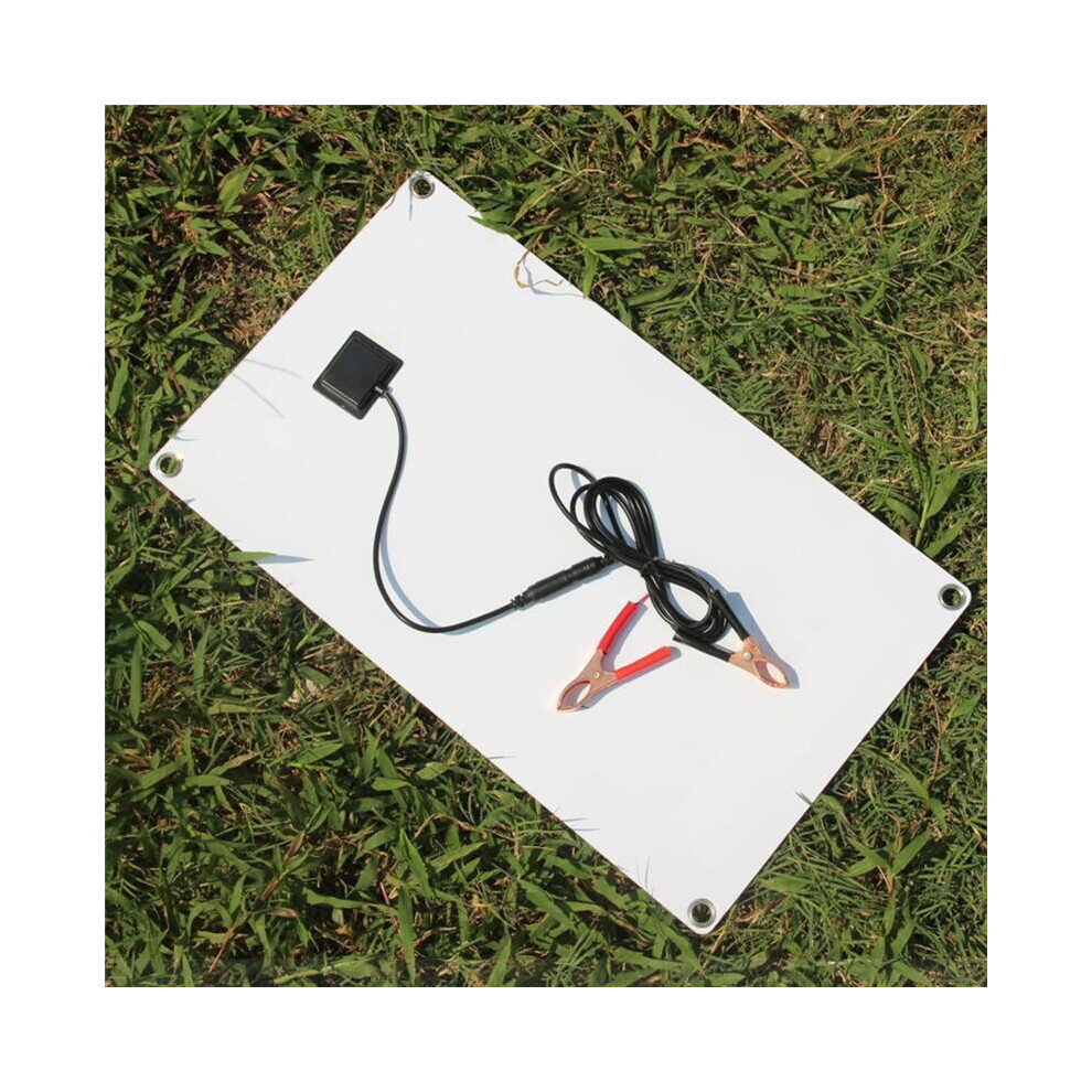 20W 12V Flexible Solar Panel Kit Dual Dc Port Outdoor Camping Charge For Car Rv Boat Battery Moblie Phone 4854171158918
