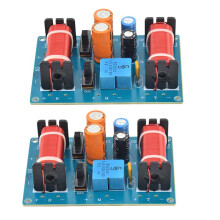 2 Stück 150W 3-Wege-Audio-Lautsprecher-Frequenzweiche Hoch-Mittel-Regallautsprecher Auto-Lautsprecher-Filter Frequenzteiler