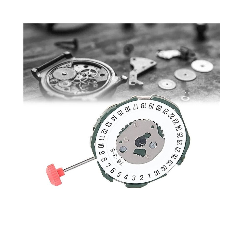 2115 Watch Movement+Handle+Battery 2035 Men's Single Calendar Six-Point Electronic Quartz Movement Replacement 4851971886171