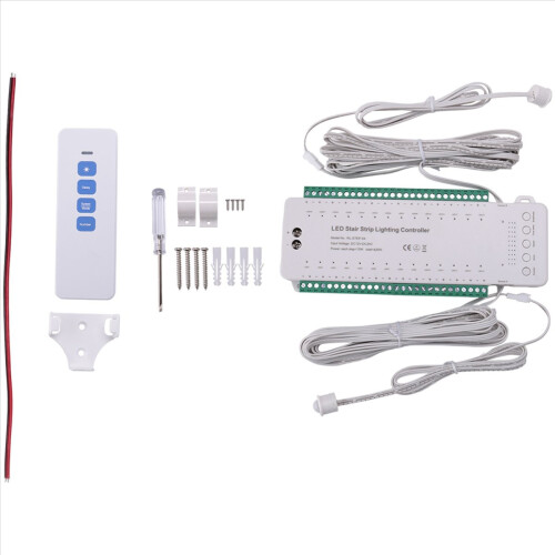 28CH Intelligent Sensor Stair Light Controller DC12V-DC24V Step LED Strip Dimmer 2
