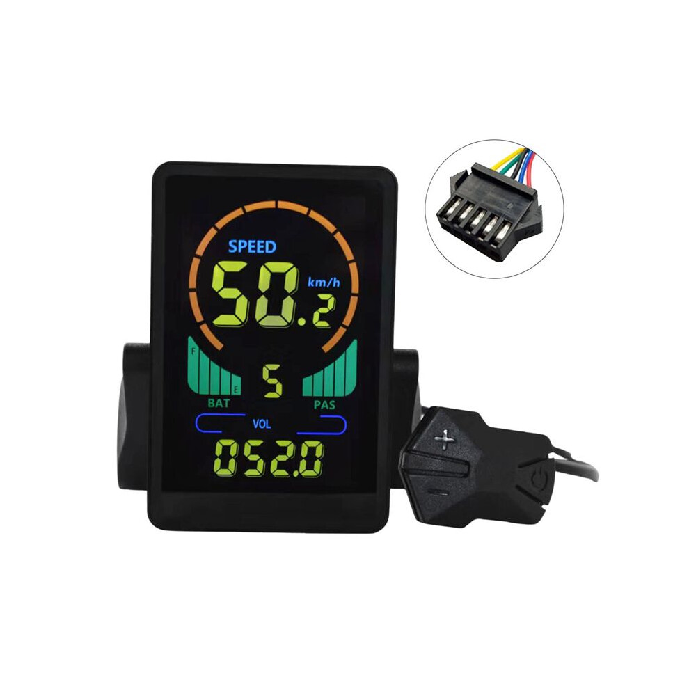 M7c Electric Bike Lcd Display Color Meter 24V-60V E Scooter Panel With Usb Uart For Mountain Bike(Sm 5Pin) 4854171163097
