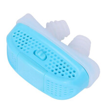 Electronic Anti Snoring Devices Oxygen Concentrator Stopper Nose Vent Dilator Sleep Solution(Blue)