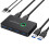 USB KVM Switch 3.0 Switcher for Keyboard Mouse Printer Mi Box 2Pc Port Sharing 4Pcs Device Hub 1