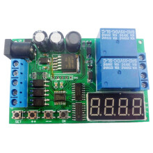 IO53A02 DC 5-24V Zyklusverzögerungsrelaismodul 0,1S-999Min Einstellbarer Zeitsteuerschalter Motor Vorwärts-Rückwärtssteuerung