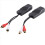 1 Pair Audio Network Cable Extender Twisted Transmitter Interface 2-Way RJ45 to 10
