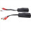 1 Pair Audio Network Cable Extender Twisted Transmitter Interface 2-Way RJ45 to 9