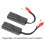 1 Pair Audio Network Cable Extender Twisted Transmitter Interface 2-Way RJ45 to 2