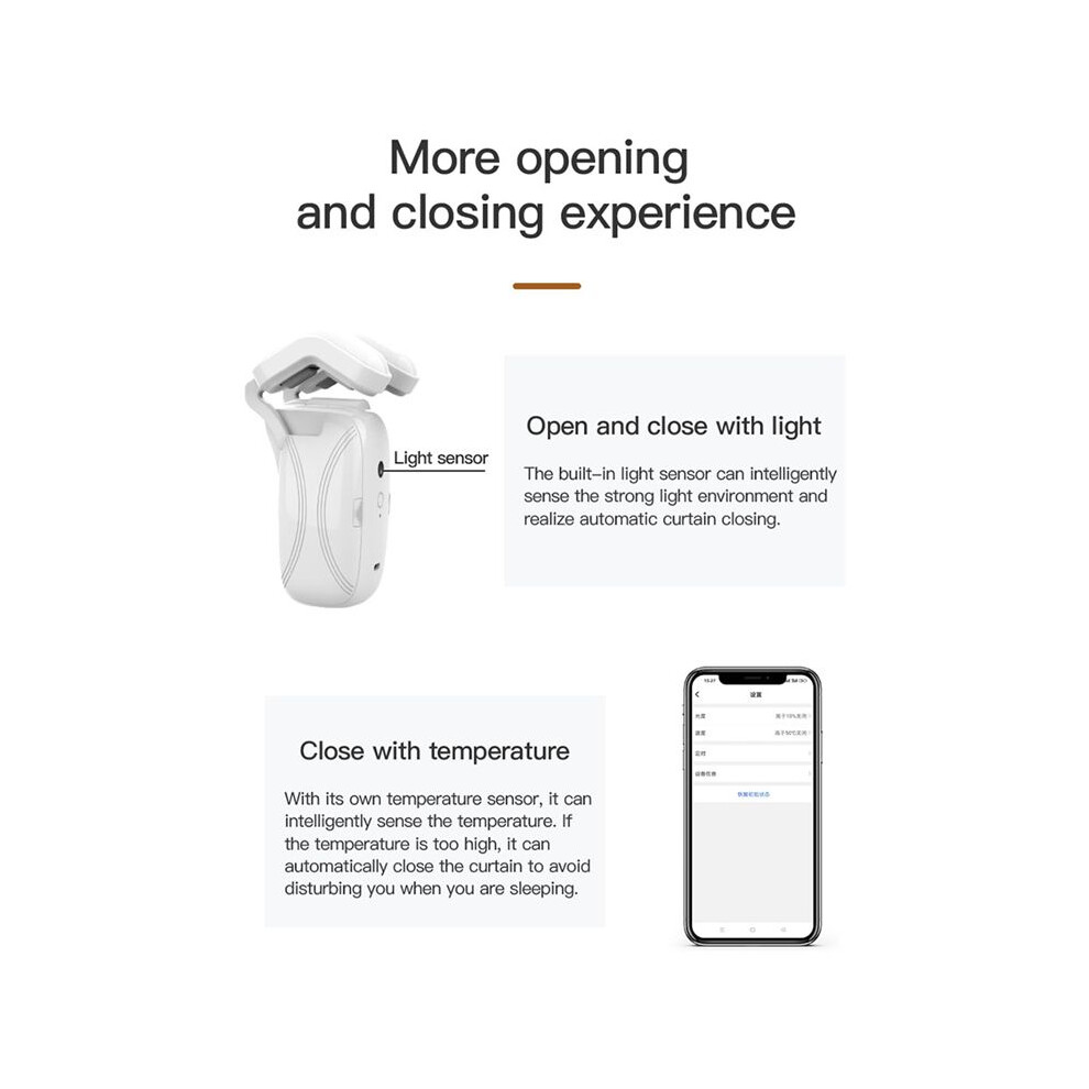 Exogio Tuya Smart Automatic Curtain Opener+Gateway Bluetooth Roman Rod Curtains Switch Remote Control For Home