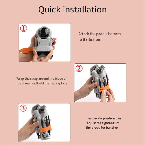 Zubehörset für Drone Mini4Pro Paddle Storage Fixer, Hellgrau 1