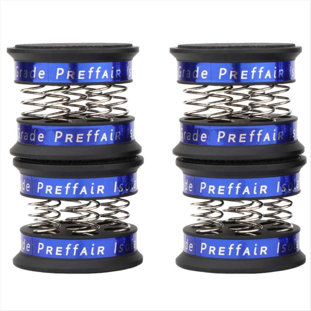4Pcs Amplifier Shock Spring Damping Pad Hifi Stand Feet Speaker Audio Cd Foot Black 4854171111173
