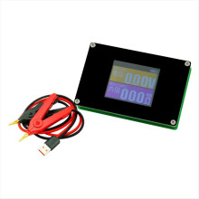 TS235 Battery Resistance Meter Milliohm 4-Wire AC Method with Kelvin Clip Internal Power Supply