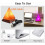 Himalayas Crystal Salt Lamp USB Led Pyramid Decorative Atmosphere 5
