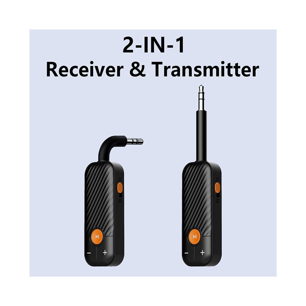 Bluetooth 5.2 Audio Receiver Transmitter 3.5Mm Aux Stereo Wireless Adapter With Mic For Headphone Tv Car 4854171183460