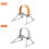 Foldable Landing Gear for Mini 3/Mini 3 Pro Extension Support Legs Protector Drone Accessories Orange 5