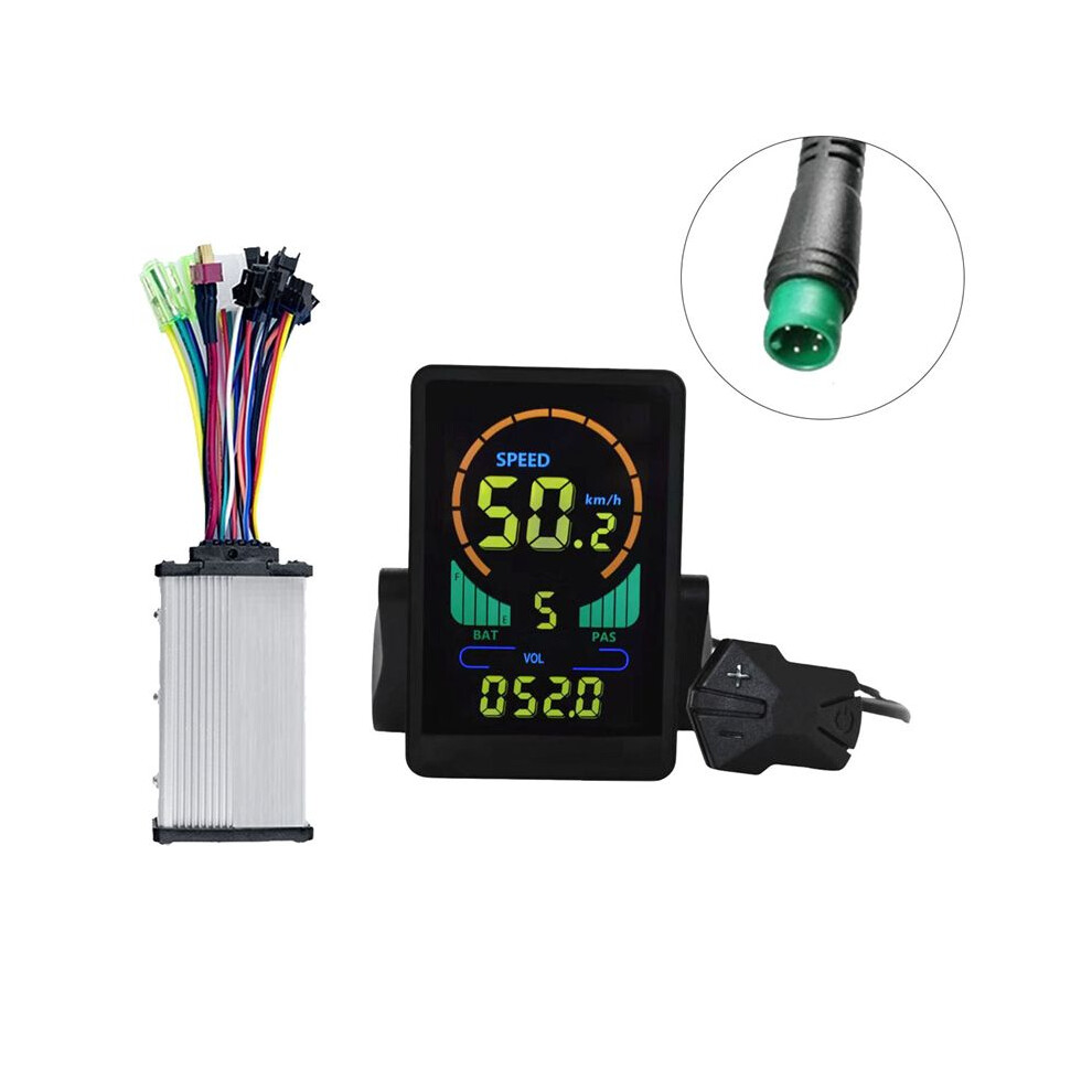 M7c Electric Bike Lcd Display Color Meter 24V-60V+36V 350W Sine Wave Controller E Scooter Uart For Bike(5Pin) 4854171163110