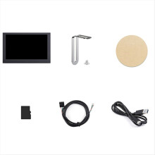 5 Inch IPS Display USB Chassis Secondary Screen RGB Atmosphere 800X480 with Sound Pickup Function Black
