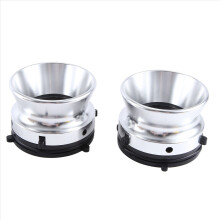1 Paar Hub-Adapter, professionell polierte Aluminiumlegierung, 10 Zoll Öffner für Studer ReVox (Silber)