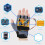 Suitable for Programming Gloves Kit Sports Smart Gesture Control Wireless Bluetooth 9