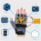 Suitable for Programming Gloves Kit Sports Smart Gesture Control Wireless Bluetooth 8