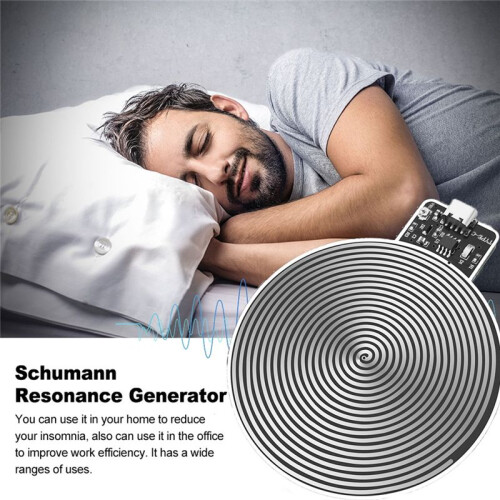 USB Power Supplys 7.8Hz Waves Ultra-Low Frequency Pulse Generator Sleep Improver Circular 2