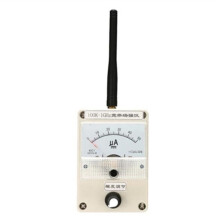 Feldstärkeanzeiger (100 kHz–1000 MHz) Signalpegel + Antenne
