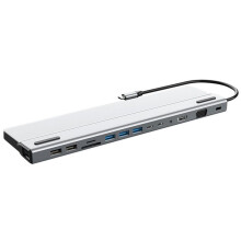 14-in-1 USB-Typ-C-Dockingstation mit Multifunktions-Schnellladefunktion und Gigabit-Ethernet für Laptops