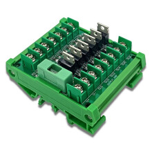 6-Channel PLC Amplifier Board Isolation Npn in Pnp Out with Module Rack Protection