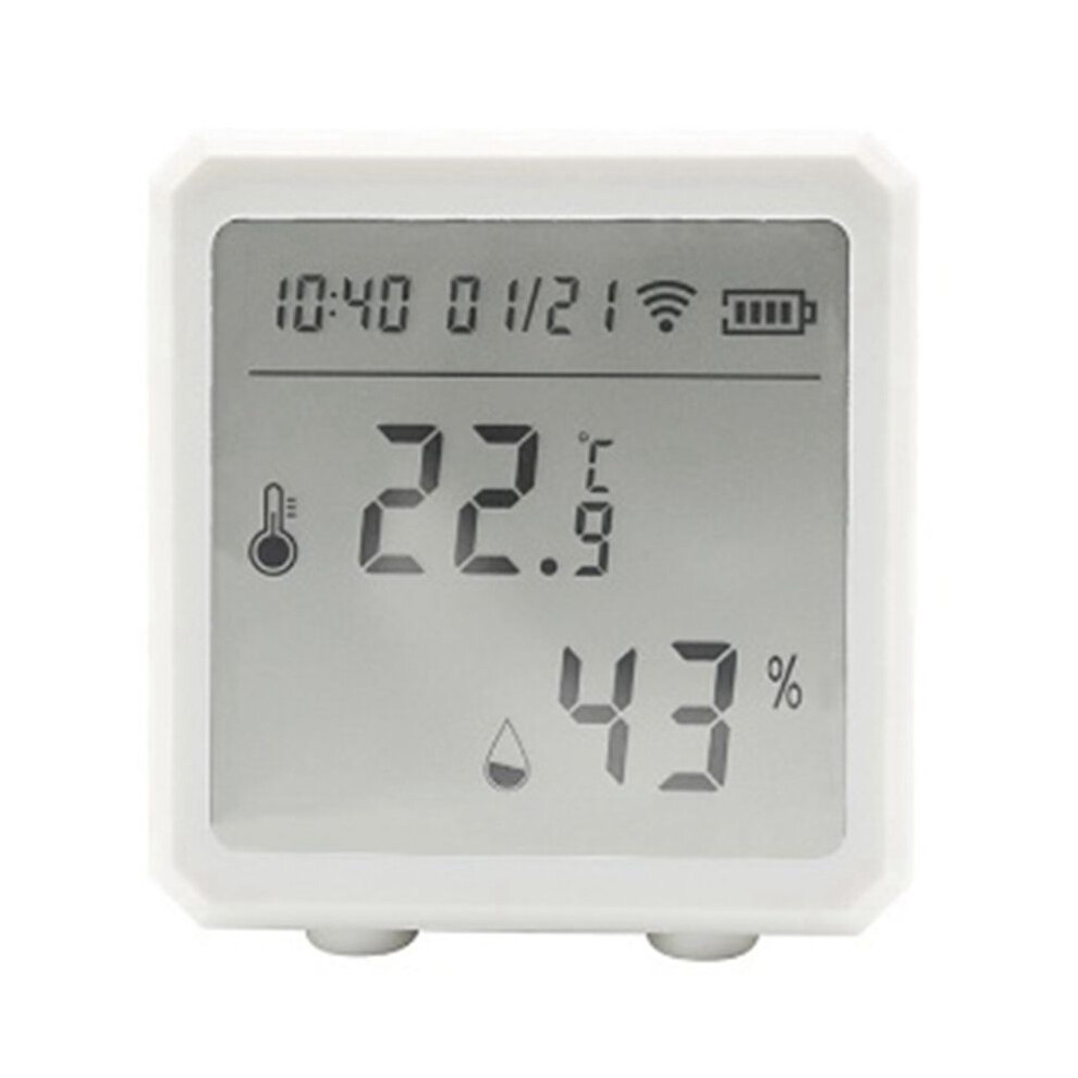 Tuya Wifi Temperature And Humidity Sensor Lcd Display Indoor Hygrometer Smart Life App Support Home 4854171174741