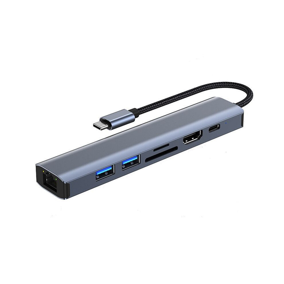 Type C Hub Usb 3.0 Multiport Splitter Adapter With Pd Ports Card Reader For Compute Pc Accessories 4854171154446