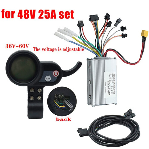 For JP 48V 25A Controller Brushless Motor+36-60V Dashboard Meter Kit for Electric Scooter Accessories 1