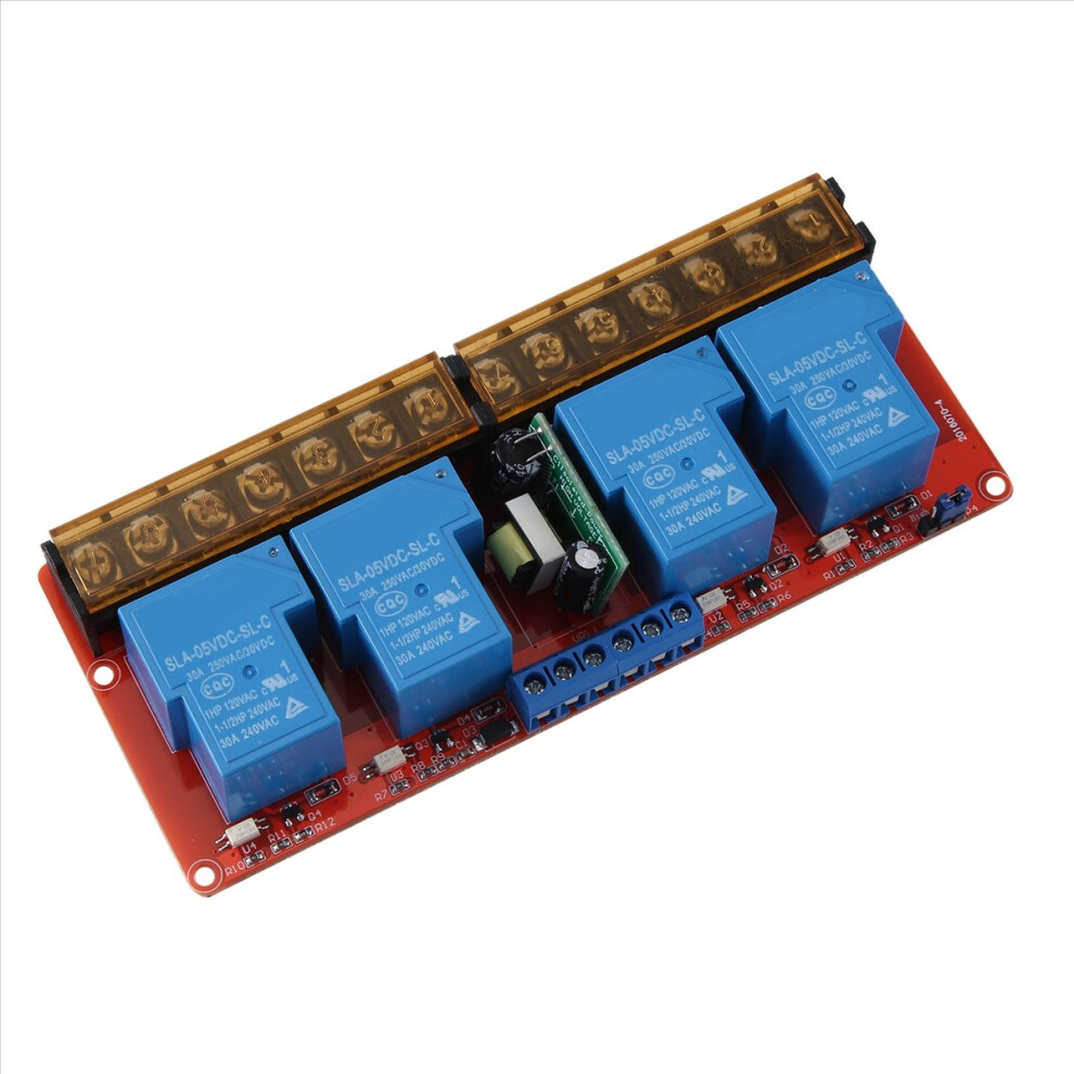 30A 4 Channel Relay High Low Level Trigger Module Solid State 4854171179692
