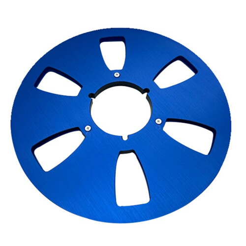 10 Inch Opening Machine with Reel Empty Aluminum Reel(Blue)