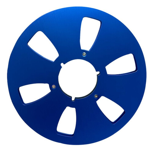 10 Inch Opening Machine with Reel Empty Aluminum Reel(Blue) 1