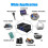 -170 Audio Power Amplifier Wireless HiFi Stereo 200W+200W with Input Home Car 6