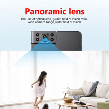 Mini-WLAN-Kamera HD 1080P Heimüberwachung Nachtsicht Babyphone Sport DVR Überwachungsvideorekorder Camcorder