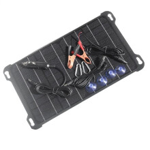 15W 5V/18V Solar Panel Polysilicon Panels Outdoor Battery Charger Type-C USB DC Output for Mobile Phone