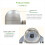 Total Solar Radiation Sensor Transmitter Illuminometer Reflection Radiometer Detector Outdoor 4-20MA Output 10