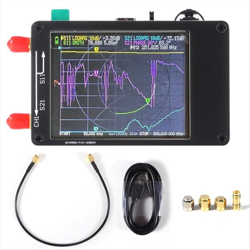 Multifunction Upgraded Version of Antenna Vector Network Analyzer MF HF VHF UHF with SD Card