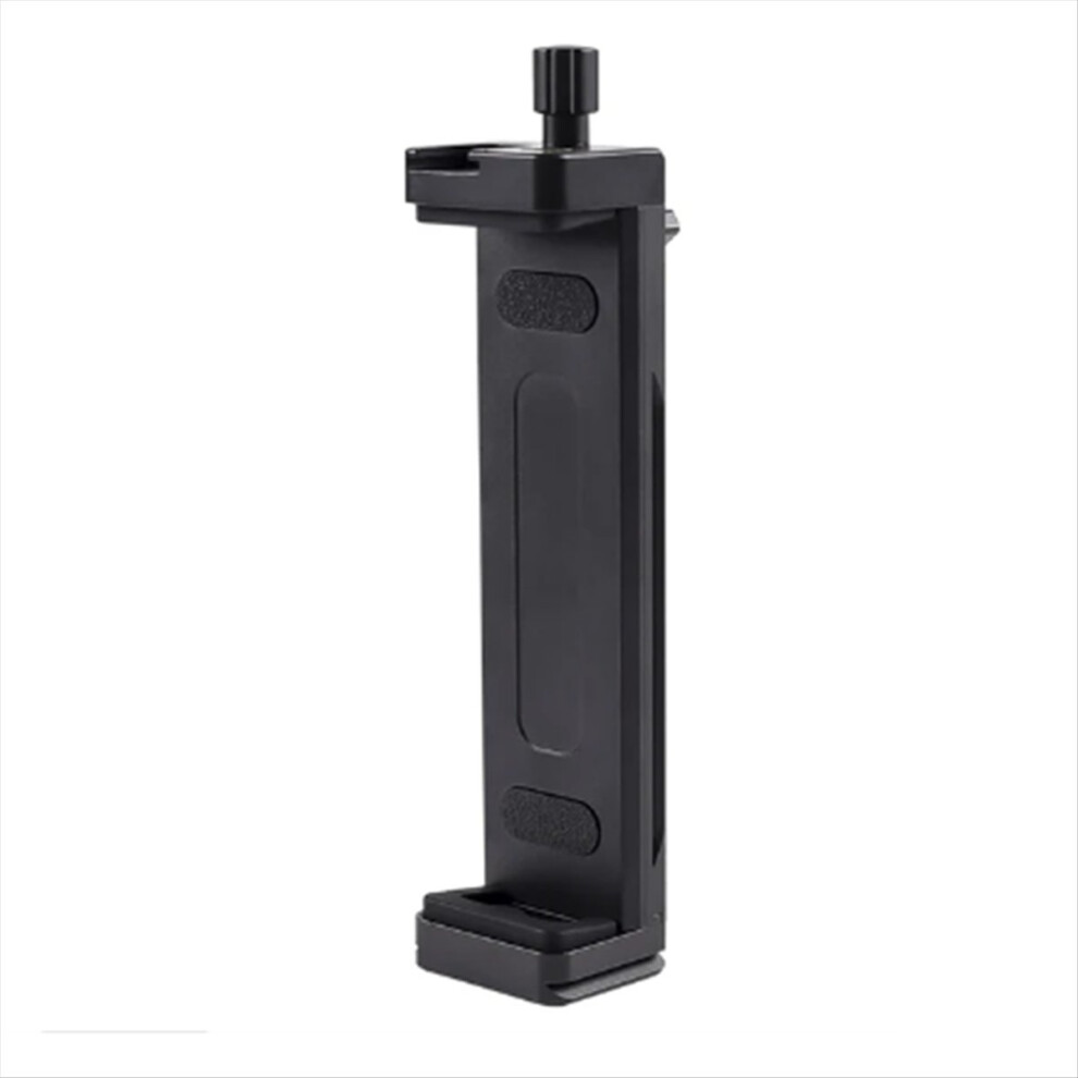 Universal Aluminum Alloy Tablet Phone Stand Holder Clip Tripod Adjustable Bracket For Mobile Phones(Black) Black 4854171118035
