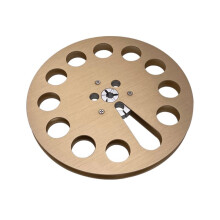 Neue analoge Audio-Bandspule, 7 Zoll x 1/4 Zoll, Metall, - Nabe offen, Aluminium-Aufwickelvorrichtung, 7 Zoll (Gold)