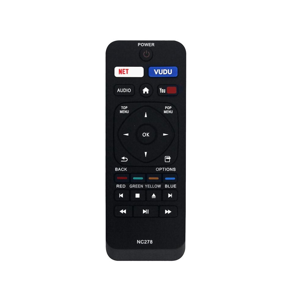 Replace Nc278 Remote Control For Blu-Ray Dvd Player Nc458 Nc290 Bdp2501/F7 Bdp2501/F7a Bdp7303/F7 4854171172136