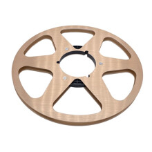 Neue analoge Audio-Metallbandspule 10,5 Zoll x ¼ Zoll - Nabe offener Aluminium-Aufwickler (Gold)