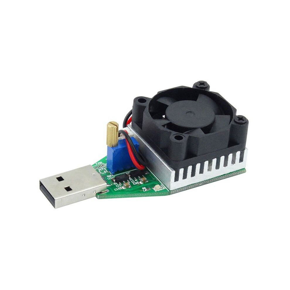 Usb Battery Capacity Tester Adjustable Constant Current Electronic Load 15W Resistance Charging Testerster 4854171174734