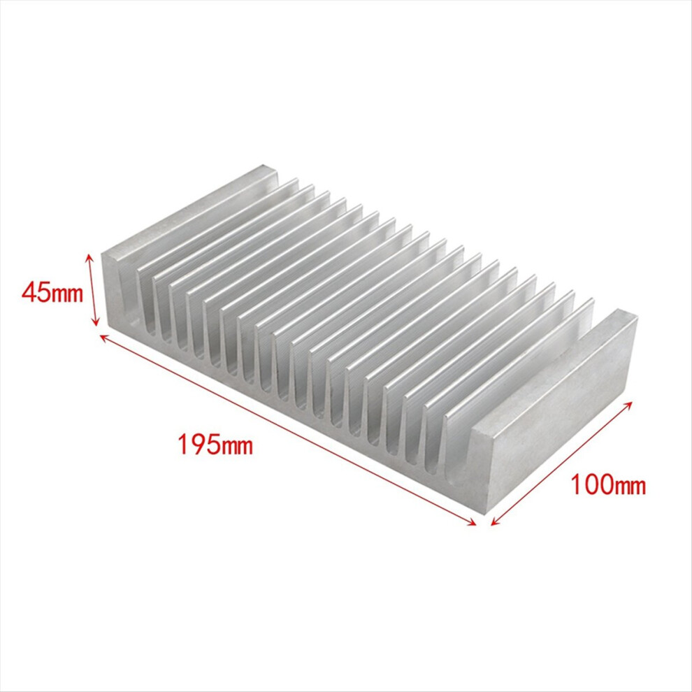 Aluminum Radiator 50X50x150mm Dense 14 Tooth Heat Sink For Power Amplifier Heater Computer Water Cooling System 4854171110794