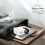 YT100 White Mini Home Projector Portable Theater Wireless Cell Phone Multi-Function 2