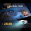 YT100 White Mini Home Projector Portable Theater Wireless Cell Phone Multi-Function 10